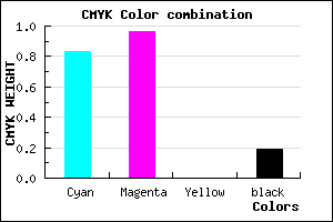 #2408CF color CMYK mixer