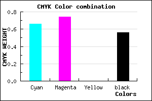 #261D6F color CMYK mixer