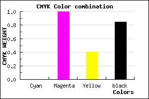 #270017 color CMYK mixer