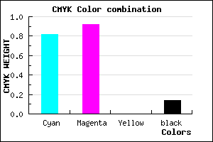 #2712DC color CMYK mixer