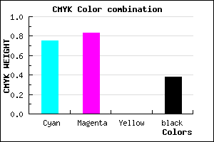 #271B9D color CMYK mixer