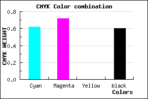 #271D67 color CMYK mixer