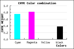 #271D9D color CMYK mixer