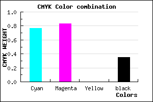 #271DA6 color CMYK mixer