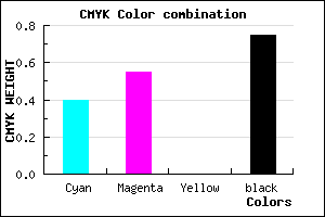 #271D41 color CMYK mixer