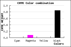#272427 color CMYK mixer