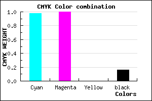 #0400D6 color CMYK mixer