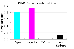 #280FDF color CMYK mixer