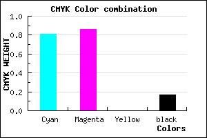 #291DD3 color CMYK mixer