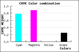 #2A16BE color CMYK mixer