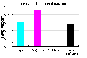 #2A086D color CMYK mixer