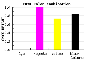 #2C000C color CMYK mixer