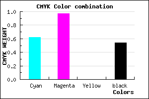 #2C0375 color CMYK mixer