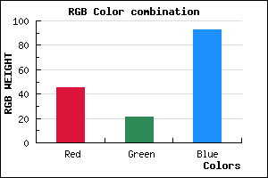 rgb background color #2D155D mixer
