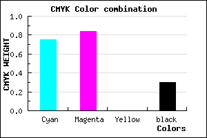 #2D1DB2 color CMYK mixer