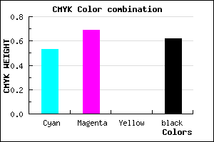 #2D1E60 color CMYK mixer