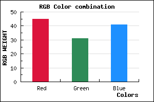 rgb background color #2D1F29 mixer
