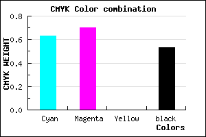#2D2479 color CMYK mixer