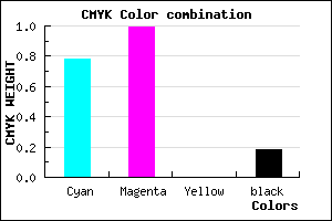 #2E02D0 color CMYK mixer