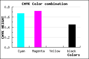 #2E278B color CMYK mixer