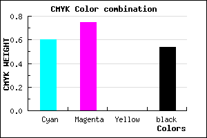 #2F1D76 color CMYK mixer