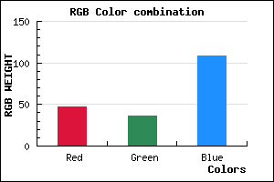 rgb background color #2F246C mixer