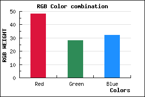 rgb background color #301C20 mixer