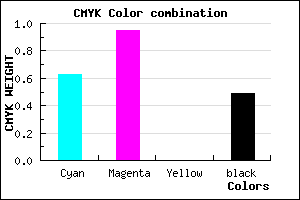 #300781 color CMYK mixer