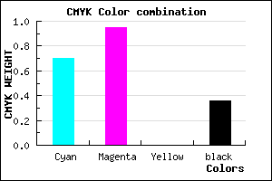 #3008A2 color CMYK mixer