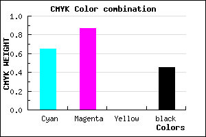 #31128C color CMYK mixer