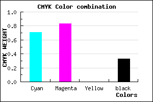 #311DAA color CMYK mixer