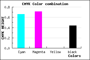 #31298F color CMYK mixer