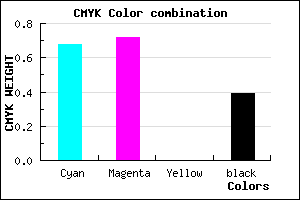 #312B9B color CMYK mixer
