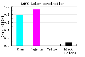 #3210EB color CMYK mixer