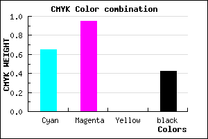 #340895 color CMYK mixer