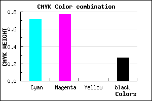 #362BB9 color CMYK mixer