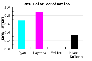 #3714AA color CMYK mixer