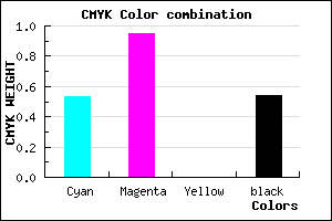 #370676 color CMYK mixer