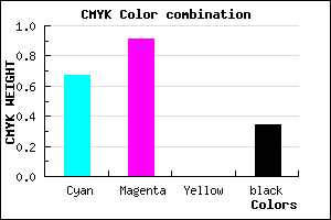 #380FA9 color CMYK mixer
