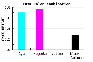 #382CB8 color CMYK mixer