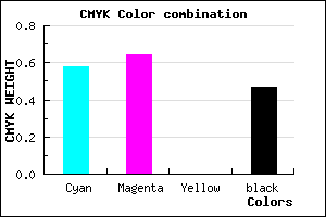 #393187 color CMYK mixer