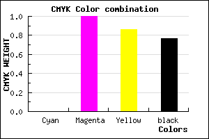 #3B0008 color CMYK mixer