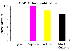 #3C0008 color CMYK mixer
