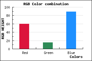 rgb background color #3C0F59 mixer
