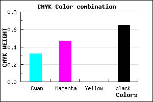#3C2F58 color CMYK mixer