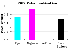 #3D2583 color CMYK mixer
