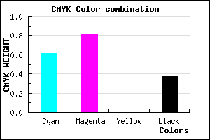 #3E1DA1 color CMYK mixer