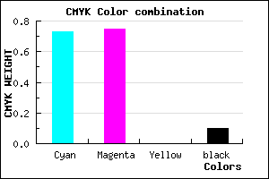 #3E39E5 color CMYK mixer