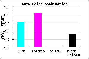 #3F1AAA color CMYK mixer