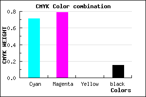 #3F2EDA color CMYK mixer